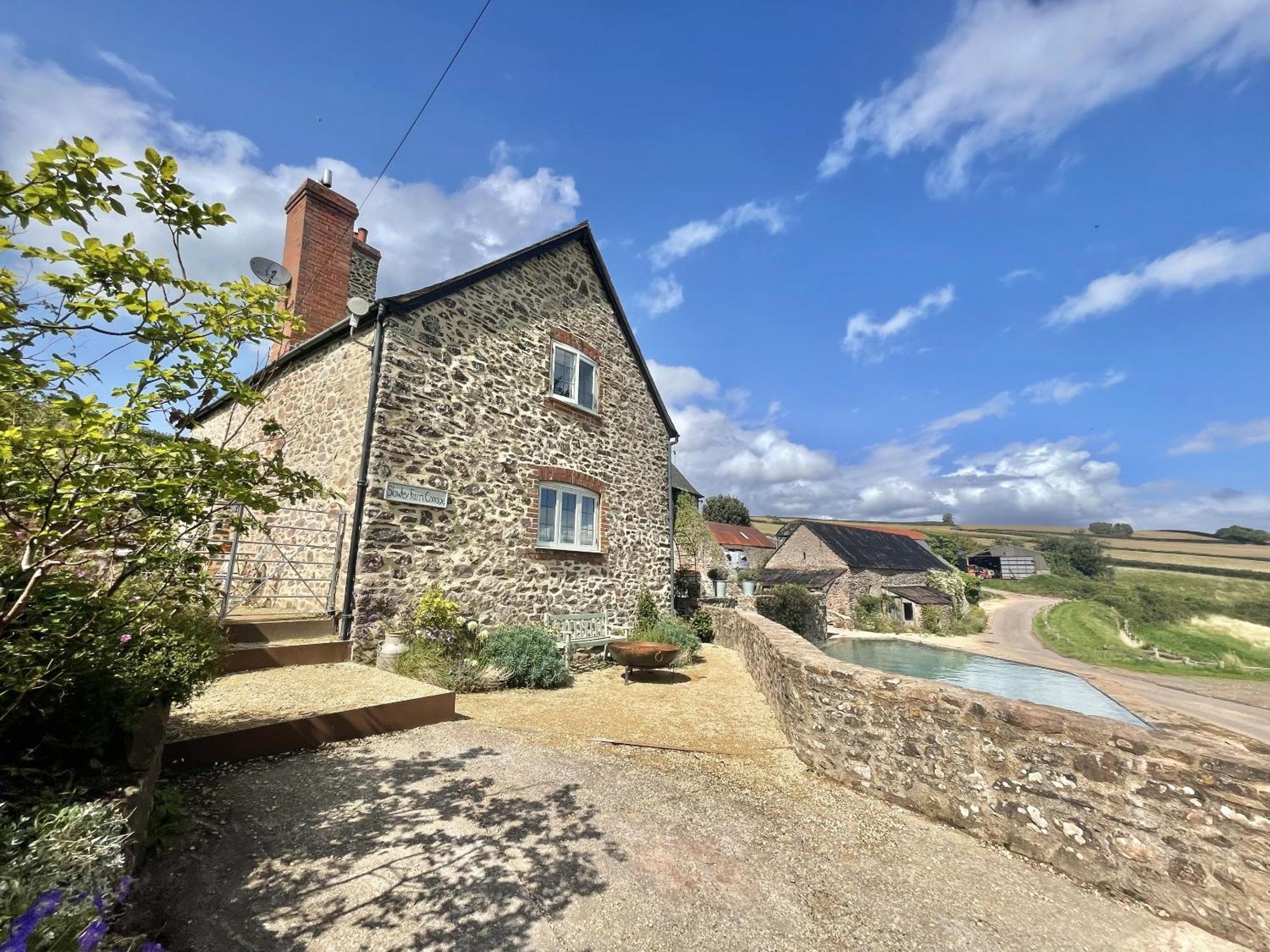 Luxborough Slowley Farm Cottage חדר תמונה